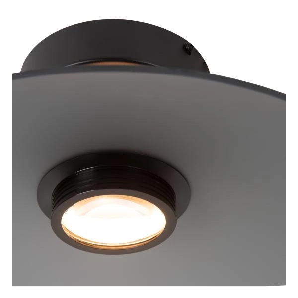 Lucide Premium MENGA - Deckenleuchte - Ø 40 cm - LED Dim. - 1x11W 2700K - Rauchfarbe Grau - detail 2